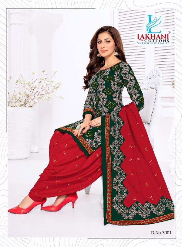 Lakhani Bandhani Vol-3 Cotton Designer Dress Material